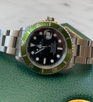 Rolex Submariner Kermit FLAT 4 16610LV - CH-Fullset