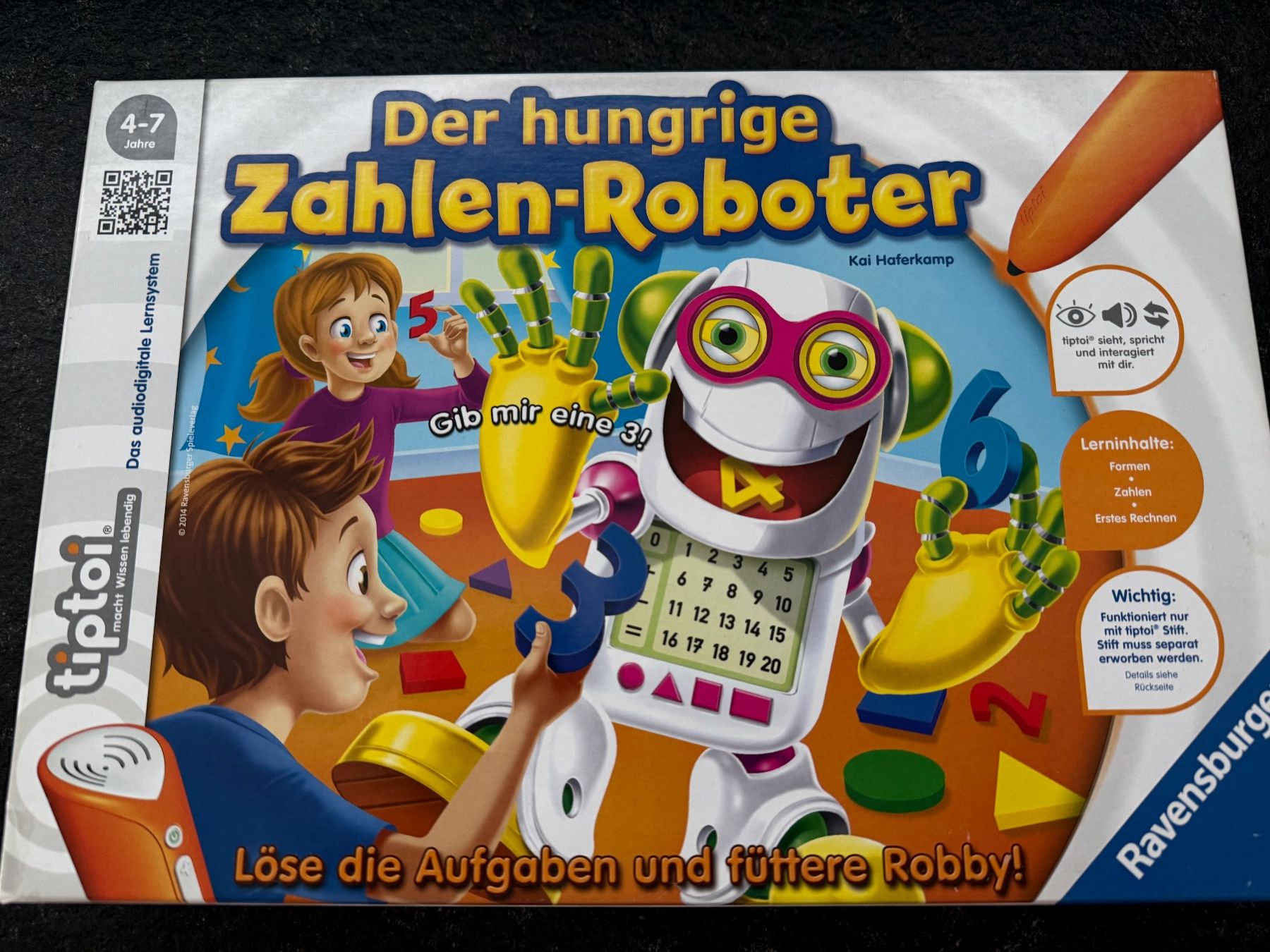 Ravensburger Giochi: Tiptoi Spiel: " Der hungrige Zahlen-Roboter" – Usato da Sarnen venduto da Pinoccio6
