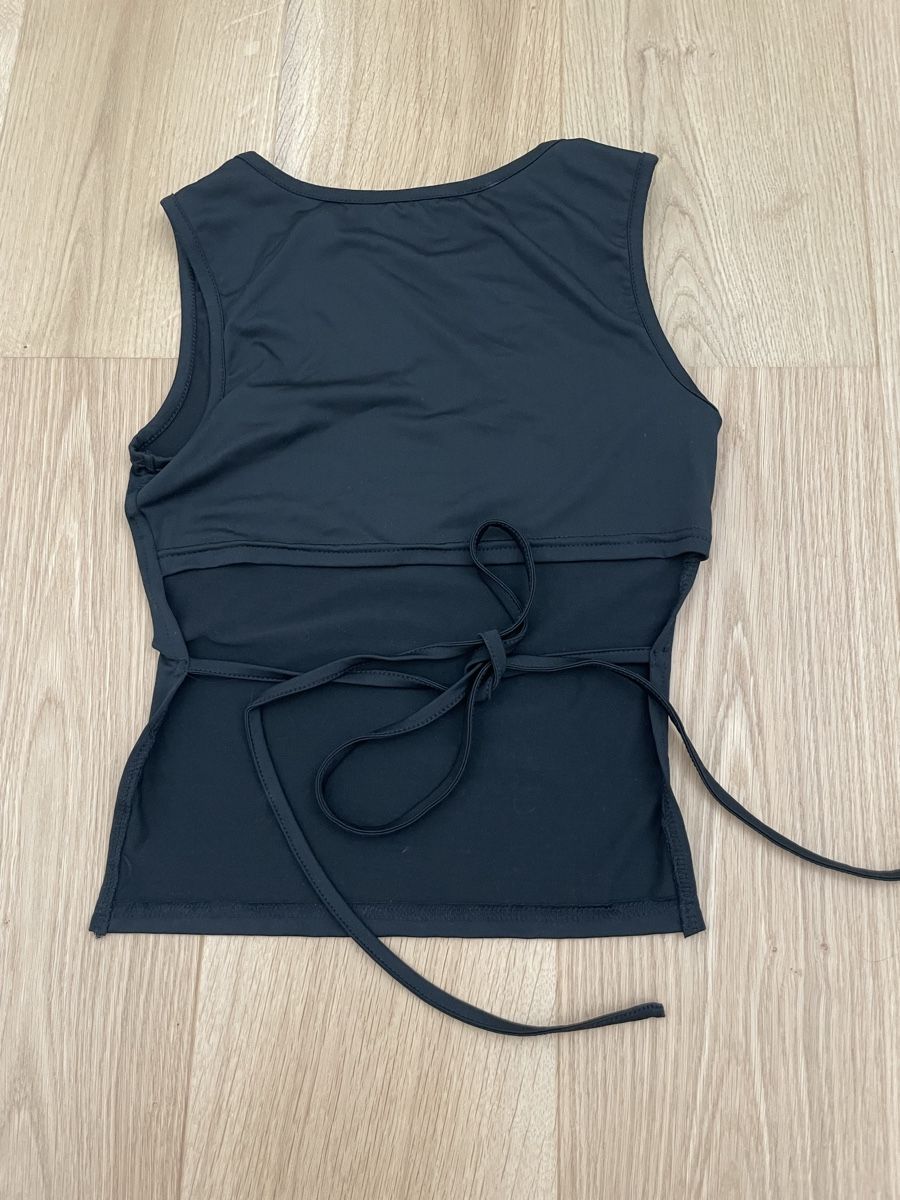 Top: Schnürtop schwarz – Nuovo (secondo la descrizione) da Untersiggenthal venduto da bla_55sl 1