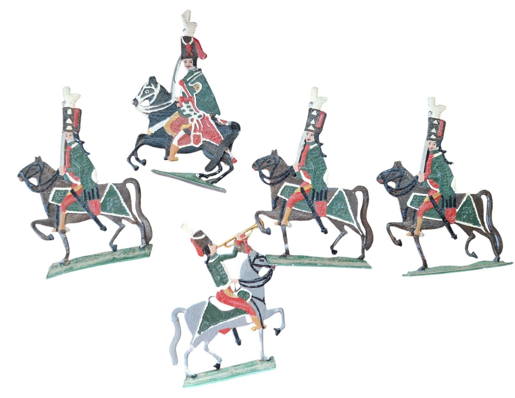 Statuette: Zinnfiguren - Soldaten Reiter – Usato da Mörschwil venduto da antiksalon