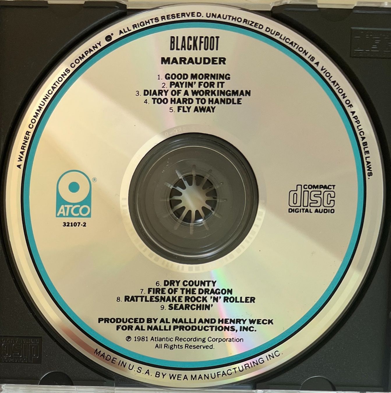 CDs: BLACKFOOT / Marauder – D'occasion à Bischofszell par kustavi 2