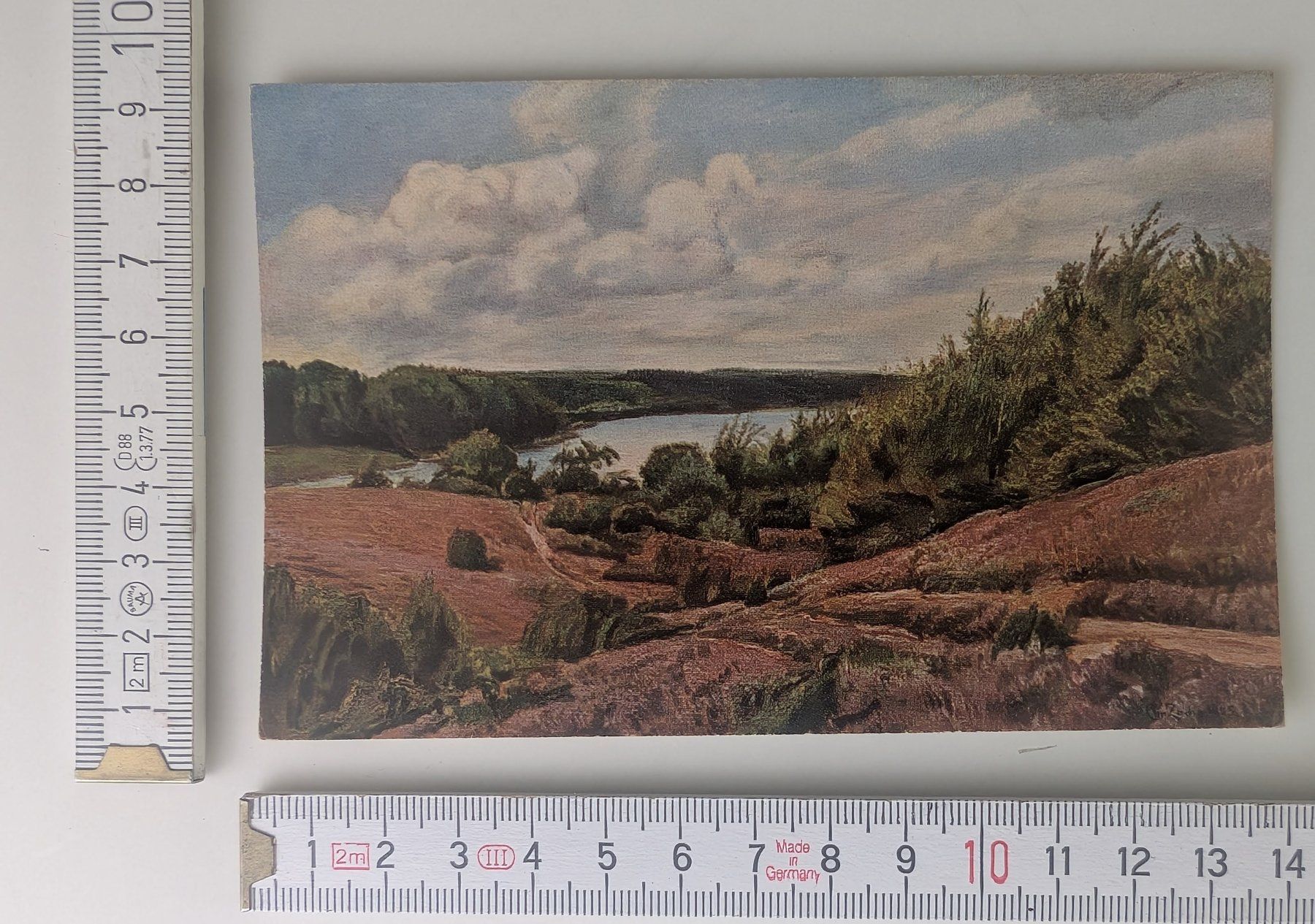 Cartoline postali: Alte Ansichtskarte "Dänische Kunst" mit Heide-Motiv – Nuovo (secondo la descrizione) da Zürich venduto da axolottchen