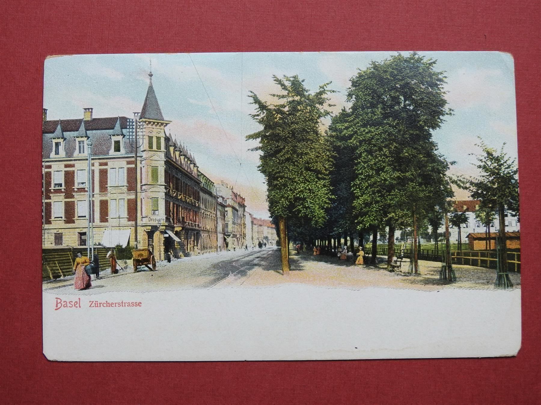 Cartoline postali: Basel - Zürichstrasse – Usato da Rain venduto da 999-800-K
