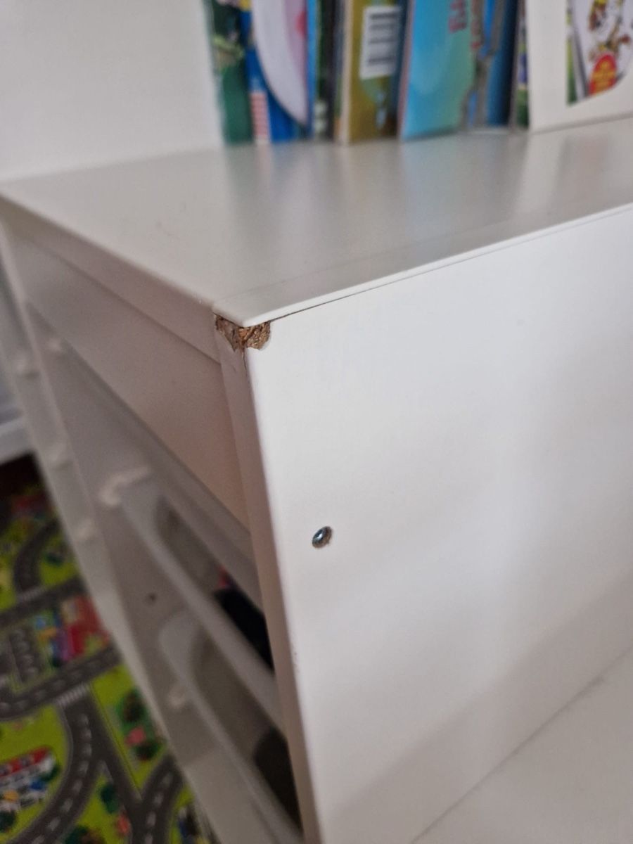Ikea Giocattoli: IKEA Trofast toy storage unit white used condition – Usato da Rheinfelden venduto da Wiseman89 1