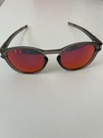 Oakley Latch Sunglasses grey frame red lenses