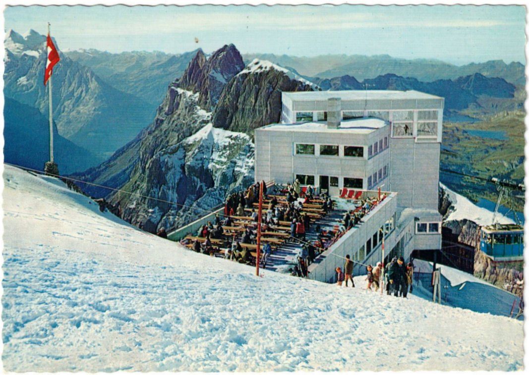 Cartoline postali: Engelberg - Luftseilbahn Stand--Titlis – Usato da Binningen venduto da Mountainrider