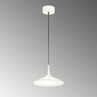 LED Pendelleuchte, Weiss, 45 cm Ø