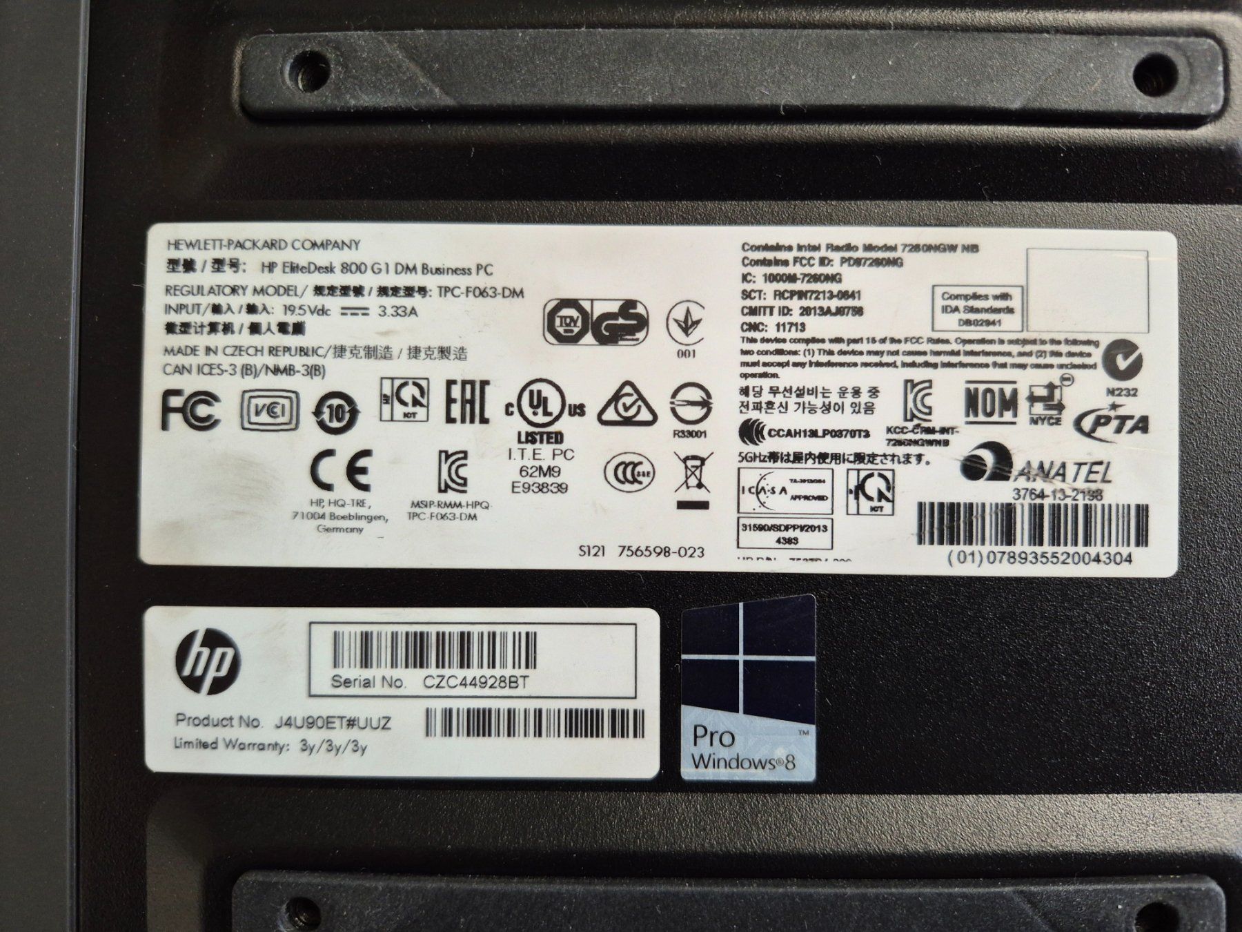 Hewlett Packard PC: HP EliteDesk Mini PC Intel Core i7 Windows 10 – Usato da Rüti b. Lyssach venduto da Fidi4 4