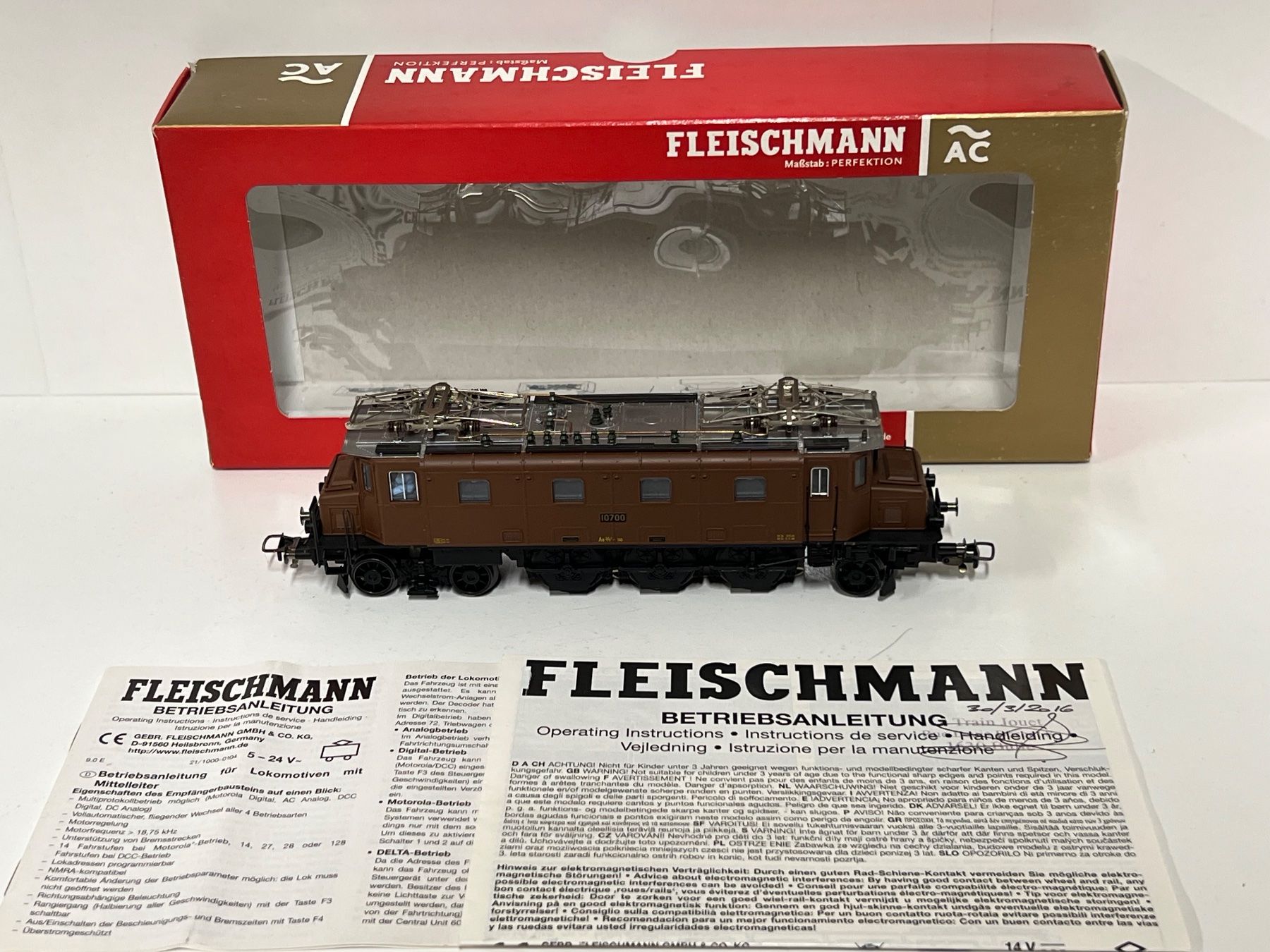 Fleischmann Modellini di ferrovie: Fleischmann 394502 Ae 3/6 Schweizer Bundesbahn AC digital – Nuovo (secondo la descrizione) da Neuenhof venduto da ludovicco