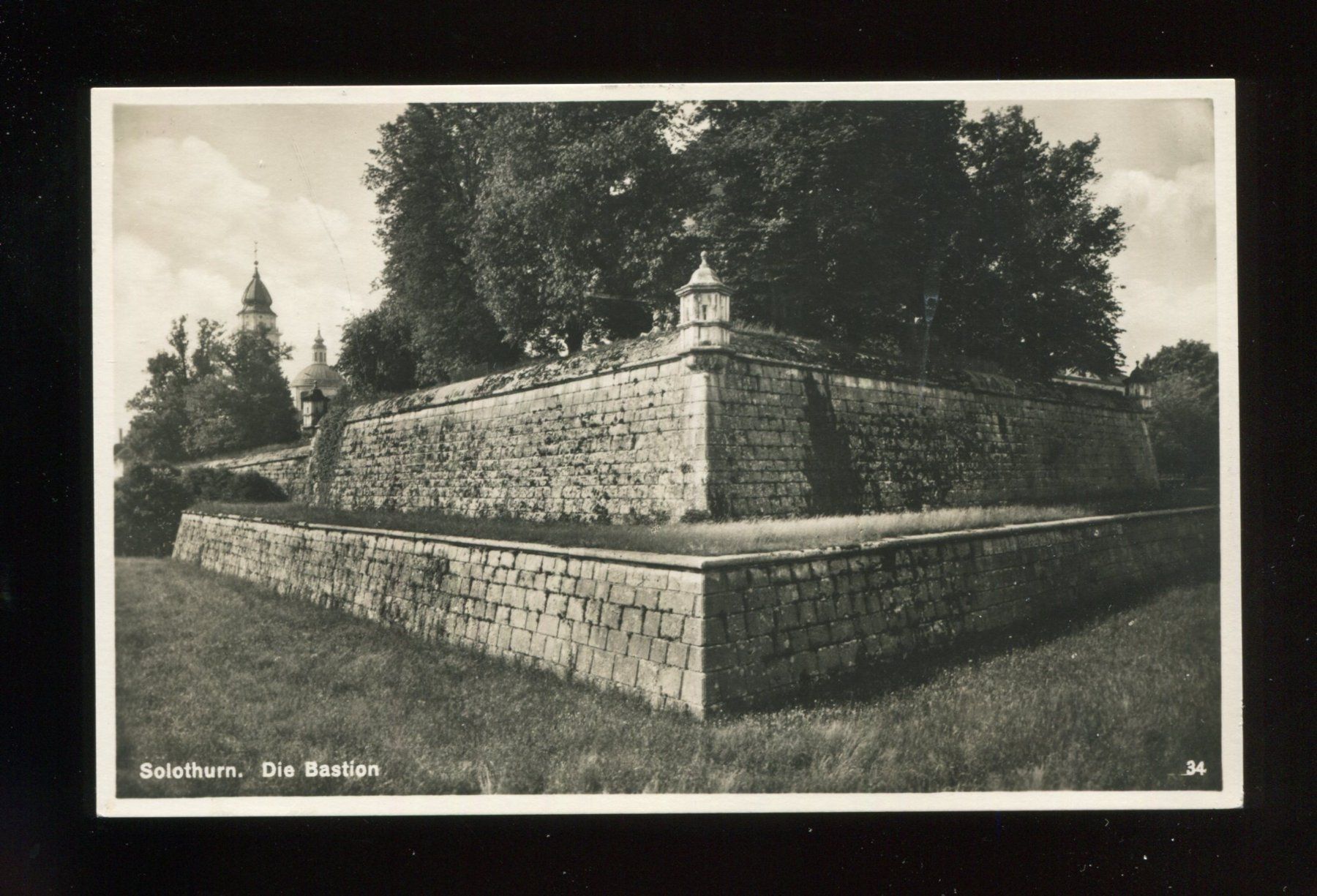 Ansichtskarten: Solothurn, Bastion – Gebraucht aus Aarau von Elmaar41