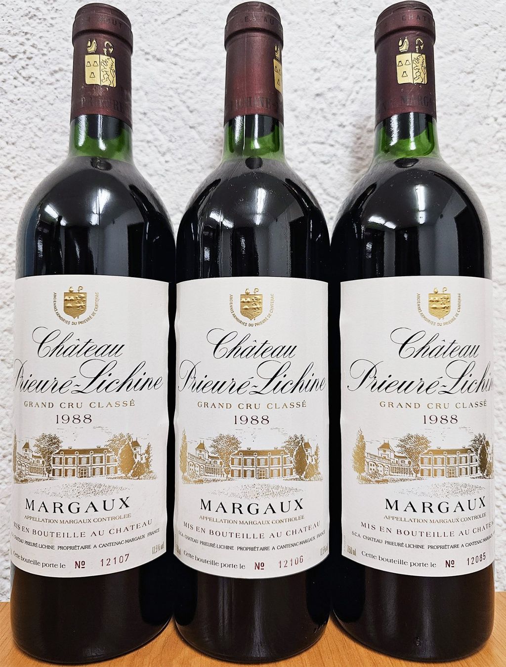 Vino: Chateau Prieure-Lichine 1988 Margaux – Nuovo e nell'imballaggio originale da Bernex venduto da MarkusShultz