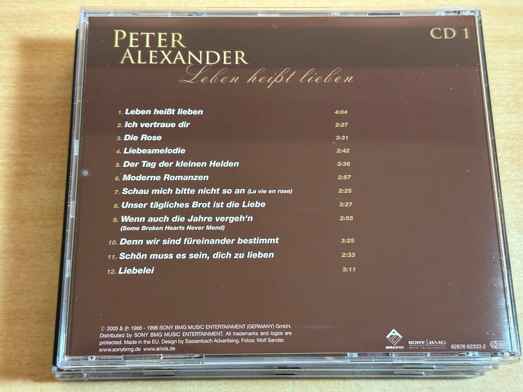 CDs: Peter Alexander – Leben Heißt Lieben - 3 CD – Gebraucht aus Rikon im Tösstal von Alpenmutz 2