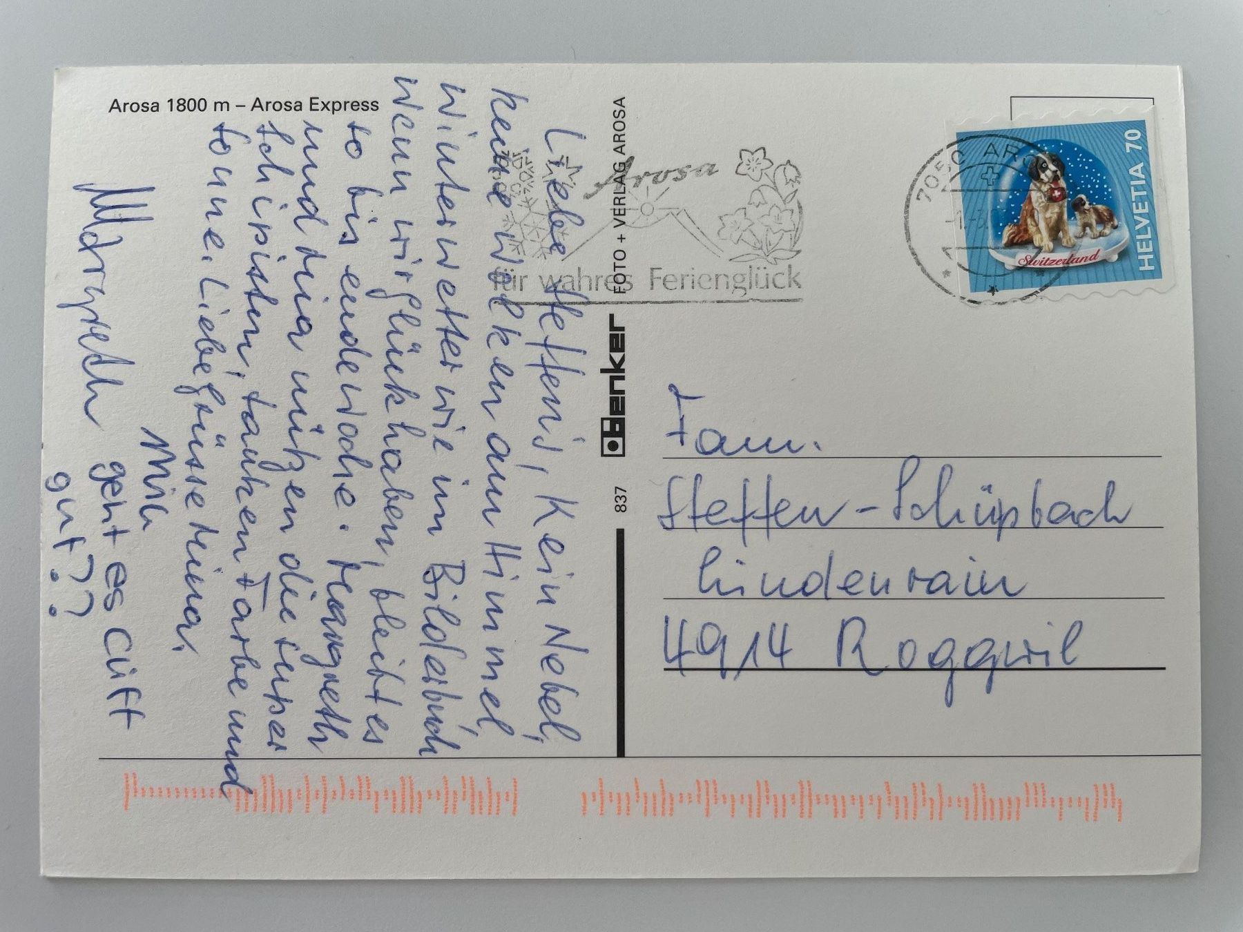 Cartoline postali: Arosa, Graubünden - Originale, alte Ansichtskarte Winter – Usato da Stäfa venduto da riccardinho 1