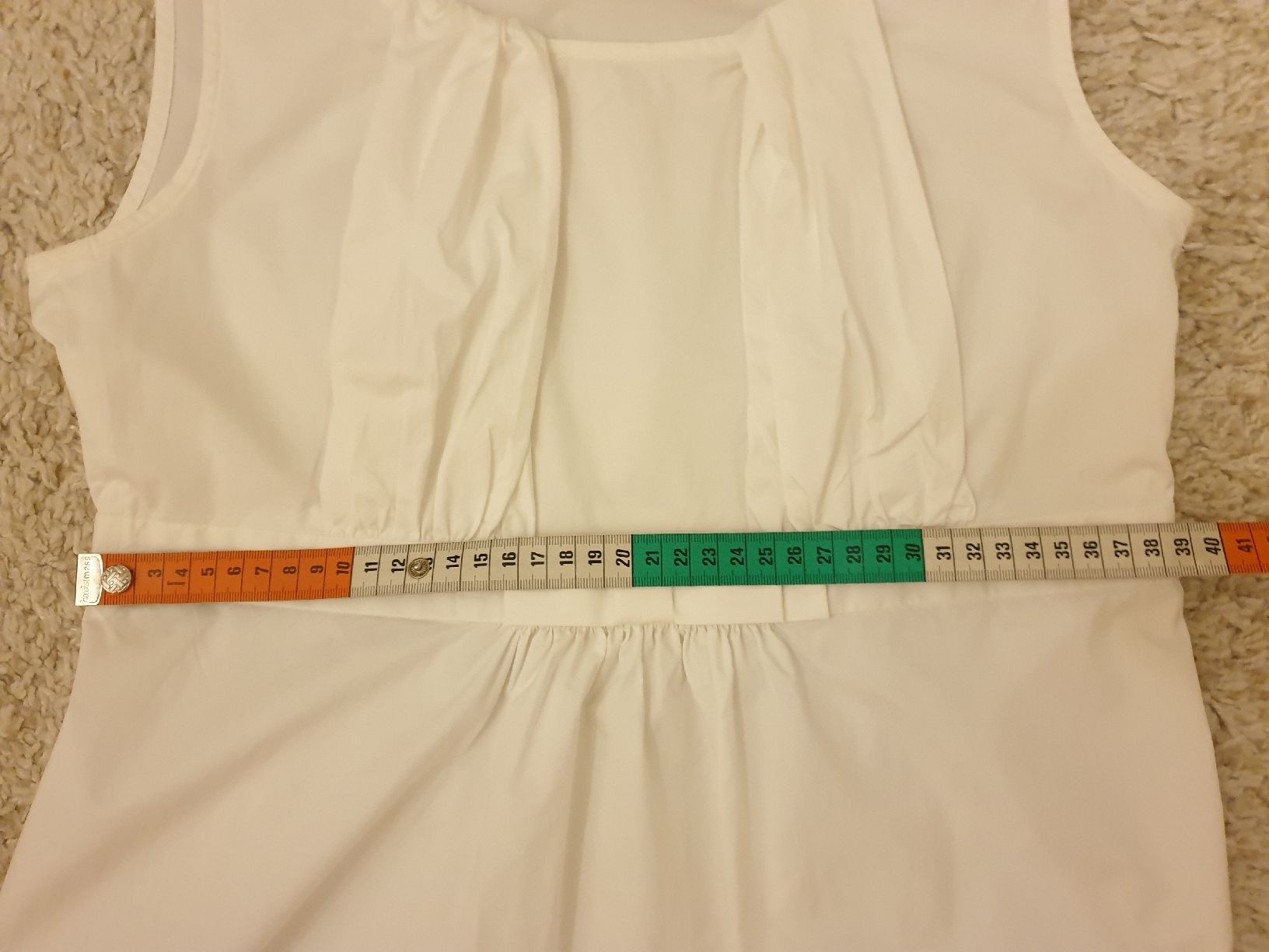 Kleider: Robe d'été, S, blanche, comme neuve, coton – Neu (gemäss Beschreibung) aus Neuchâtel von Verenas12 6