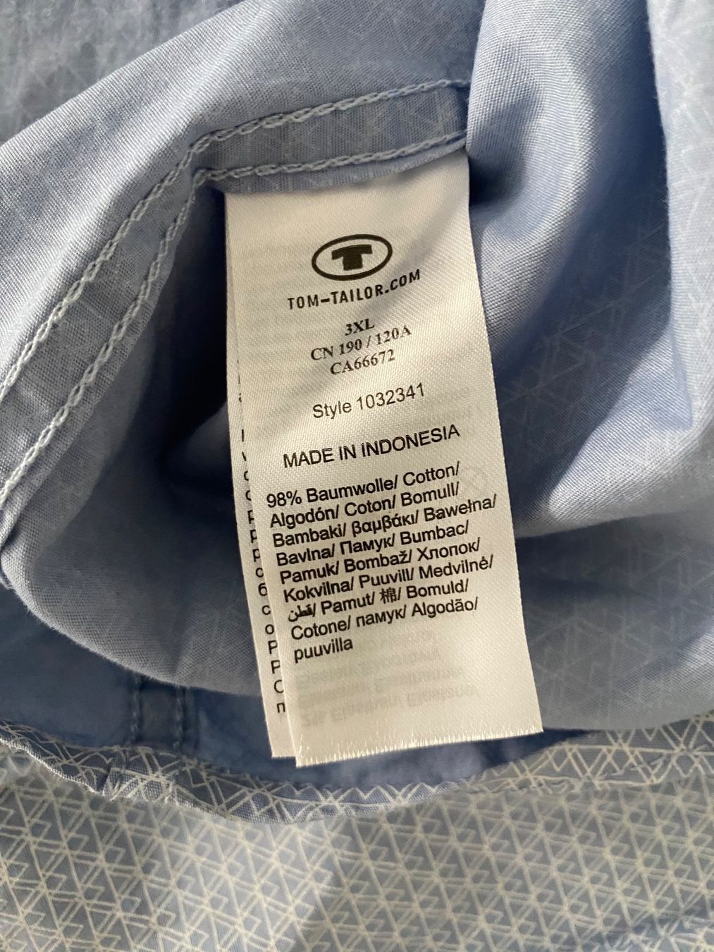 Tom Tailor Camicie: Hemd Tom Tailor 3XL – Usato da Emmen venduto da Carbru 2