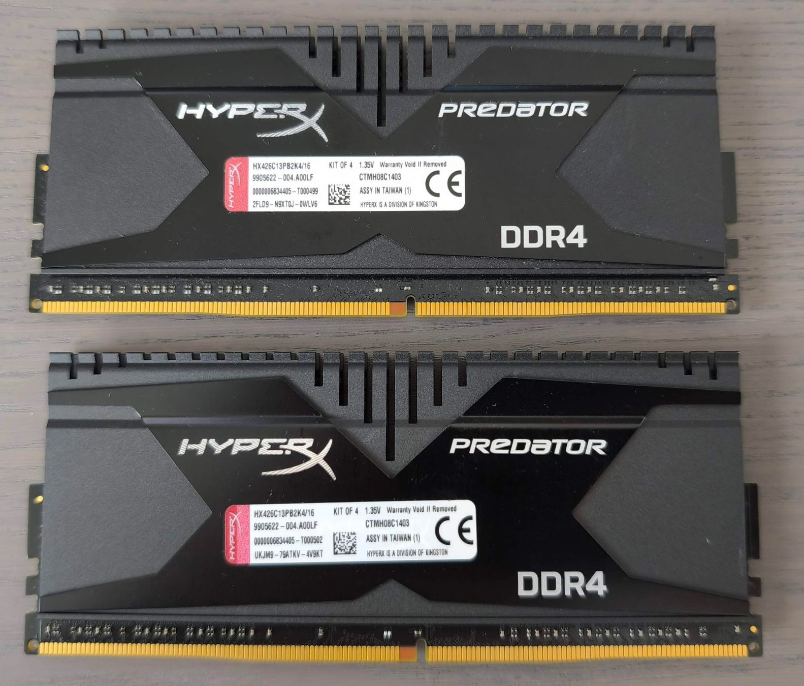 Hyperx Memoria / RAM: HyperX Predator 2 x 4GB, 2666 MHz, DDR4-RAM, DIMM – Difettoso da Gebenstorf venduto da Elchenn