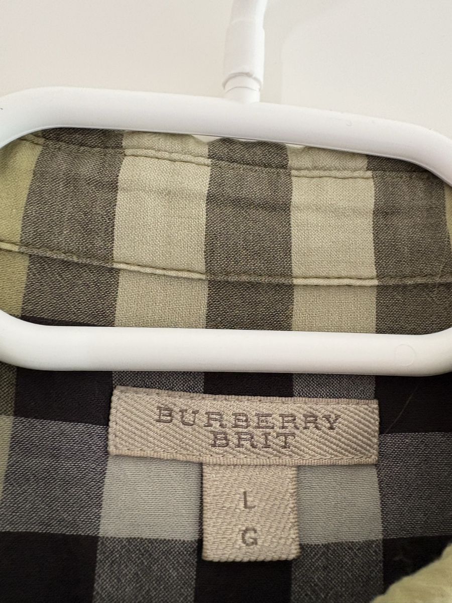 Burberry Camicette: Burberry Brit Hemd grün – Usato da Härkingen venduto da sus_y7s8 2