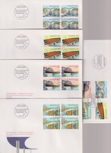 Tutti i francobolli: FDC-Serie 1991, Brücken – Nuovo (secondo la descrizione) da Koblenz venduto da Boerse6