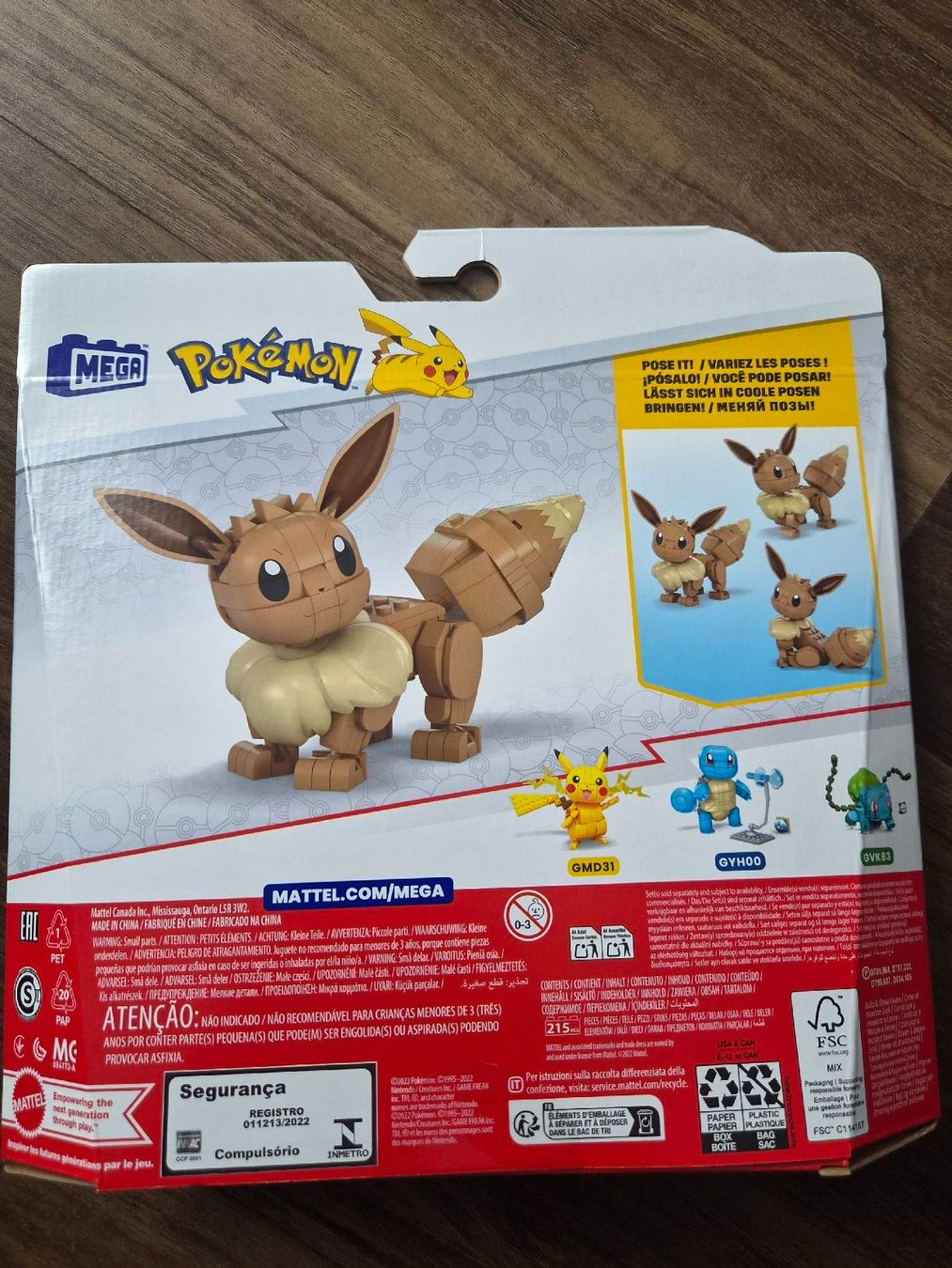 Mega Baukästen: Mega Construx Pokemon Evoli 215 Teile NEU – Neu und originalverpackt aus Altishofen von tammy05 2