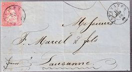 1854/62 STRUBEL Zst.Nr.24G
