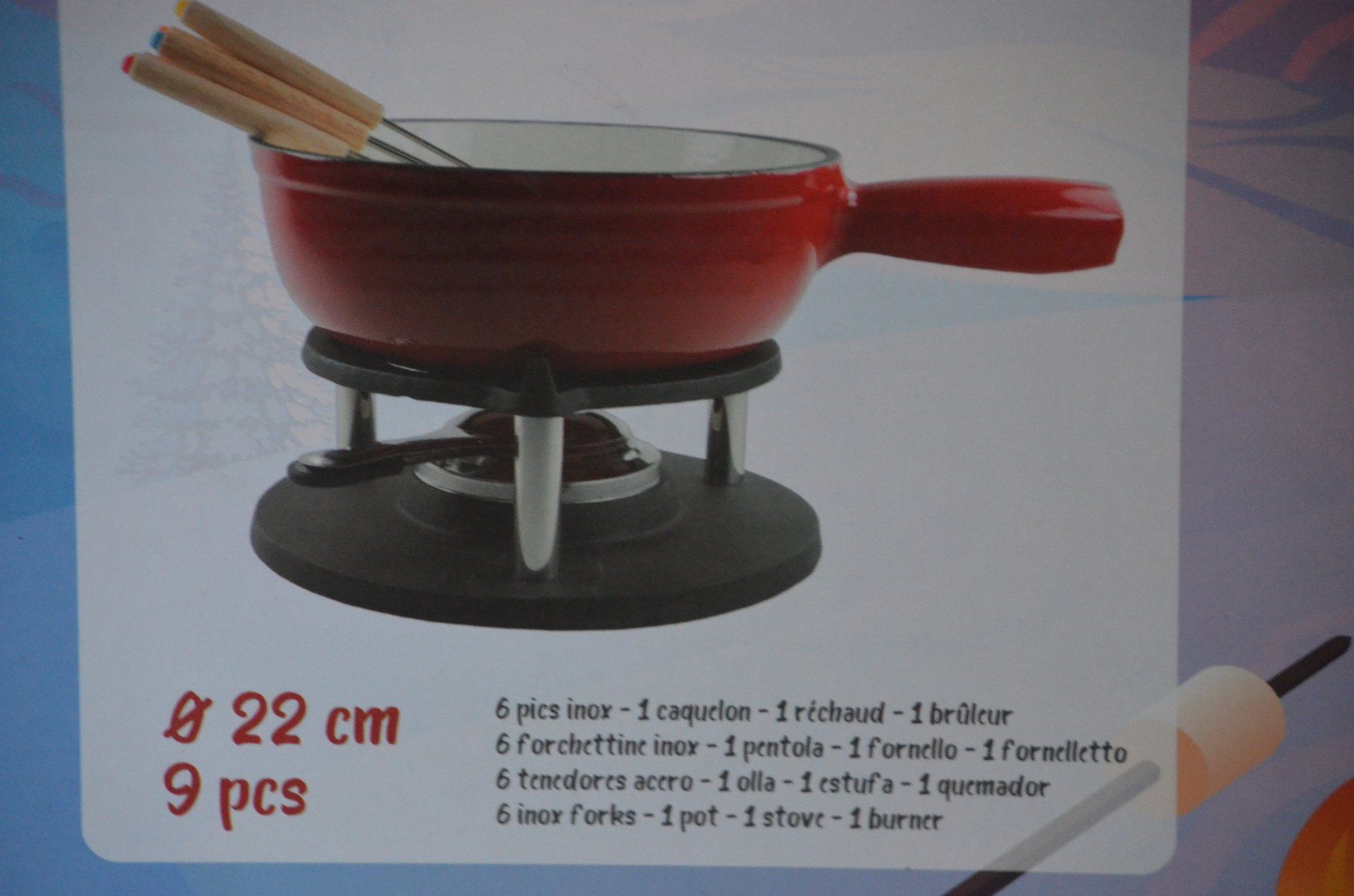 Set di piatti: Fondue-Set / Service à fondue – Nuovo (secondo la descrizione) da Collonges venduto da arashee 2