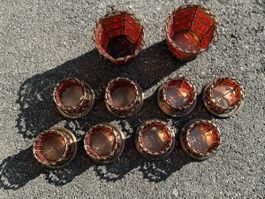Partylite Windlicht-Set, Teelichthalter, Serviettenring Top!