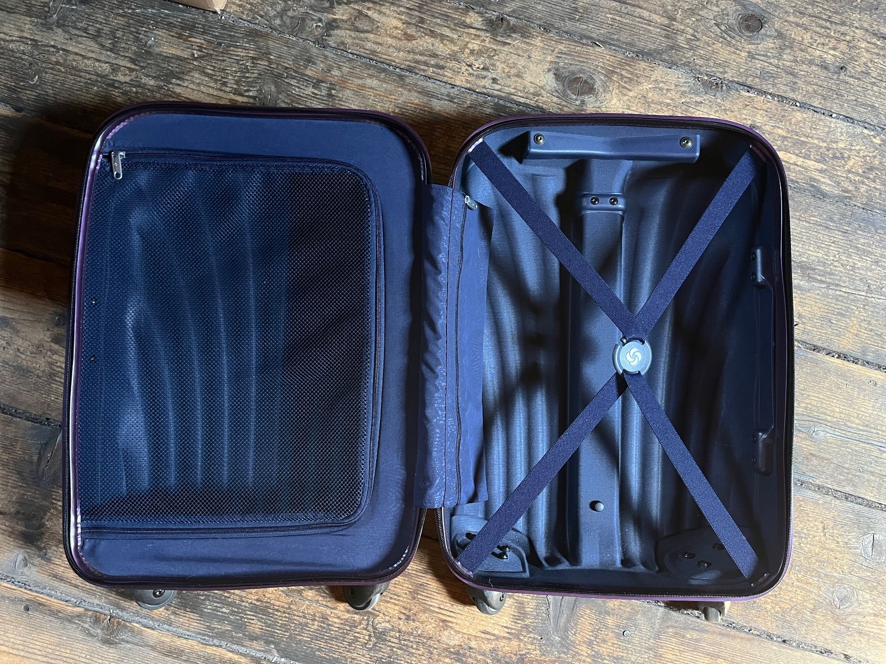 Samsonite Reisekoffer: 2x Samsonite Handgepäck-Koffer Violett Cabin Size – Gebraucht aus Zürich von bretxo 7