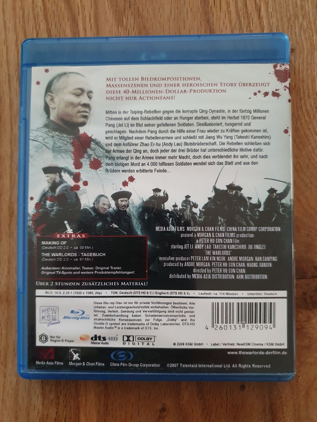 Alle DVDs: Blue-ray "Warlords" – Gebraucht aus Eglisau von Connemara 1