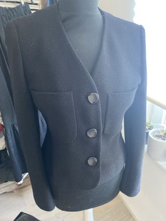 Blazer Laurel schwarz reine Schurwolle Grösse 38