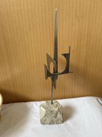 Francis Beboux Skulptur, Metall/Stein, signiert