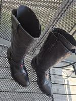 Lederstiefel Gr. 38  nur einmal getragen
