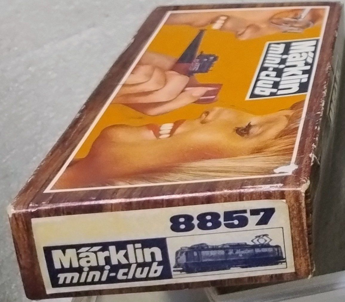 Märklin Modellini di ferrovie: Märklin mini-club 8857 E-Lok, OVP – Usato da Oberwil BL venduto da Petermib 1