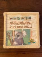 Holz-Würfelpuzzle "Australian Animal" 6-in-1 – Neu & OVP