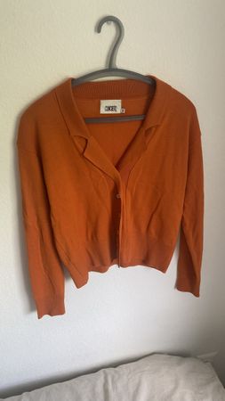 Gilet orange Concreto taille M vintage