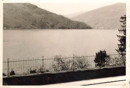 Capolago TI Paese e Lago di Lugano 1954 foto