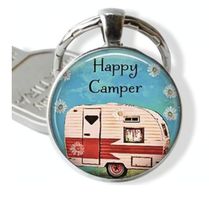Schlüsselanhänger "Happy Camper" für Campingfreunde!
