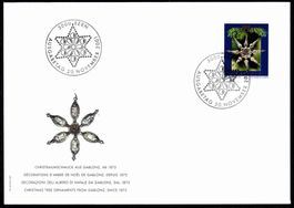 FDC Weihnacht 2001 + Abart Goldstaub 1139 Ab SBK 250.-++