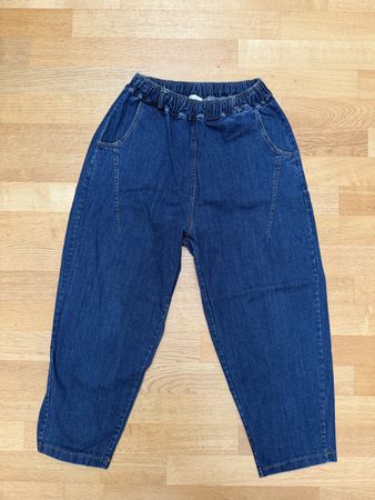 Jeanshose Les Impatientes Paris blau elastisch Bund