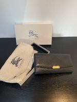 Burberry Portemonnaie schwarz Leder guter Zustand
