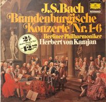 Bach – Brandenburgische Konzerte Nr. 1-6 (2 LPs, Karajan)