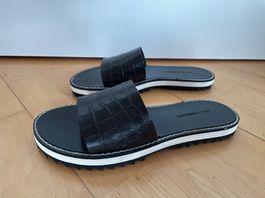 Slipper/ Sandalette, Giulia Taddeucci, Leder, Neuwertig