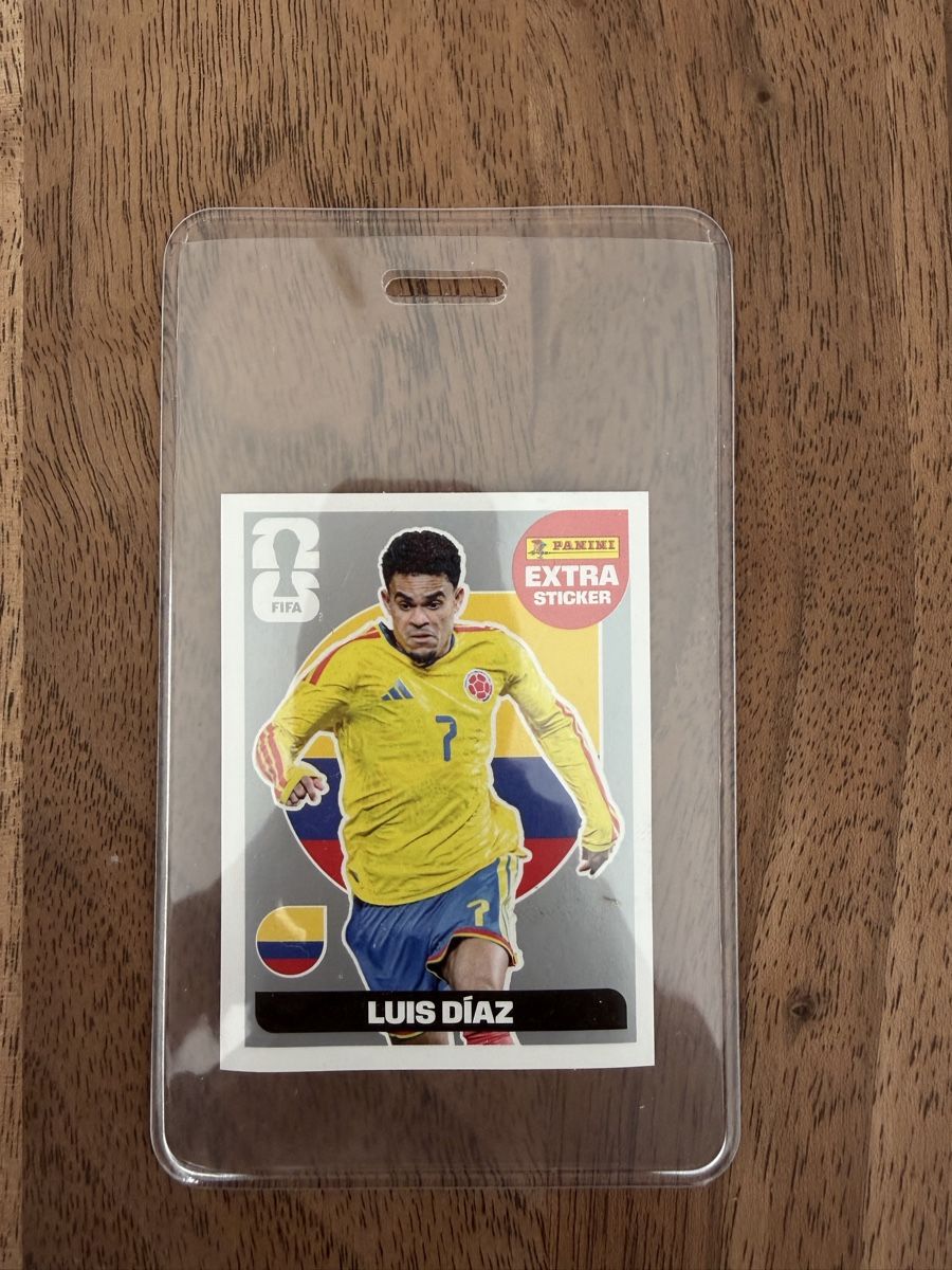 Panini Sammelbilder & Trading cards: WM Panini 2026 Extra Sticker Silver - Luis Diaz – Gebraucht aus Zürich von ztok