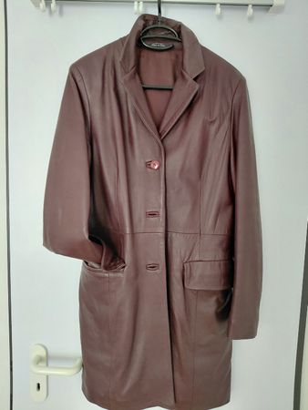 giacca 3/4 in pelle