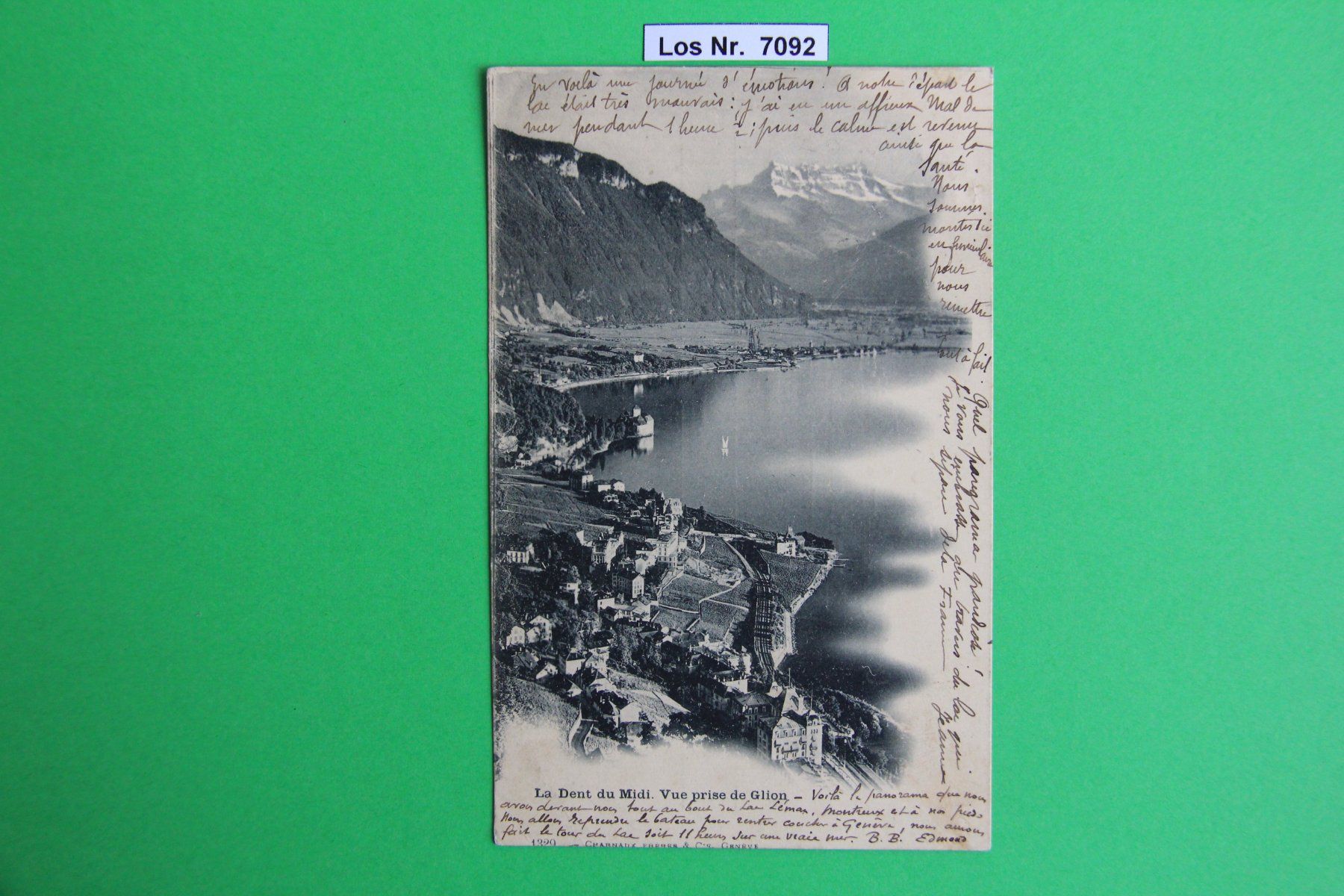 Ansichtskarten: CH Ansichtskarte Glion um 1898                      Los 7092 – Gebraucht aus Volken von jukon65