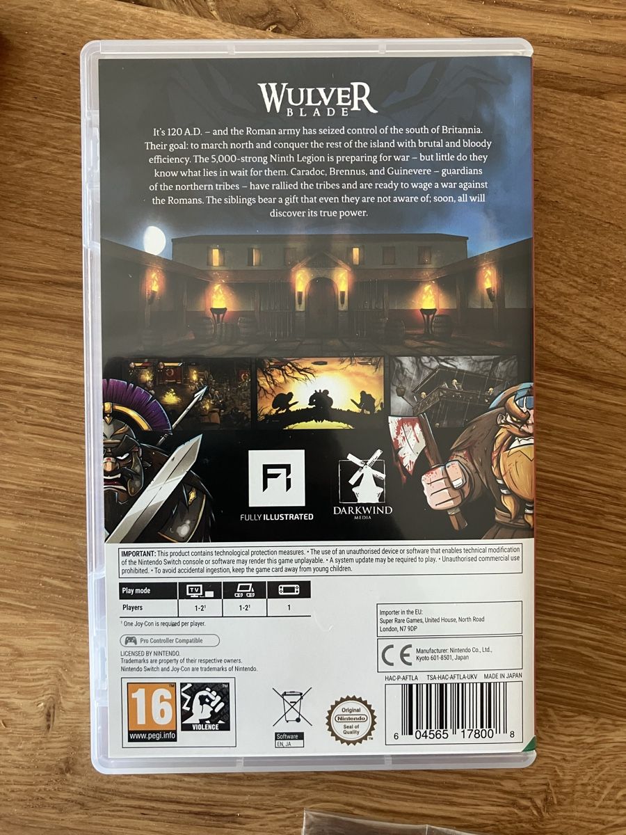 Nintendo Giochi: Nintendo switch super rare games wulver blade  – Usato da Châtel-St-Denis venduto da Lestresorsdugrenier 1