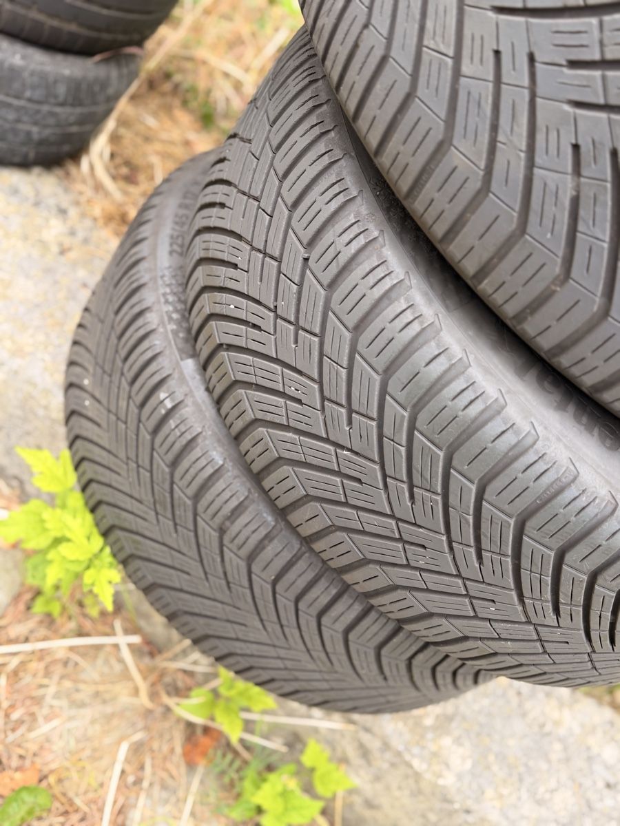 Pneus & Kompletträder: Winterräder Continental 225/45 R17 M+S CHF 200 – Gebraucht aus Bützberg von noo_6lls 1