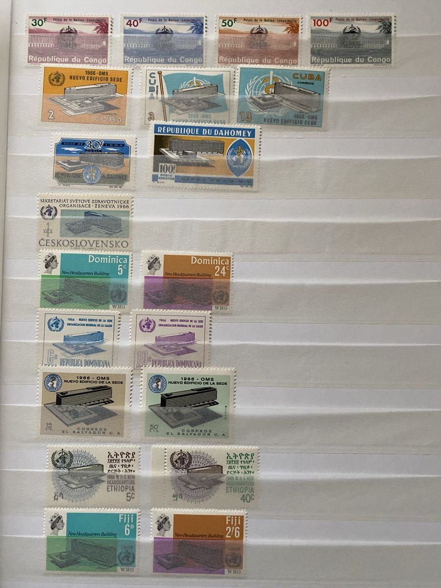 Tutti i francobolli: InternationalStamps New Headquarters WHO 1966 – Nuovo (secondo la descrizione) da Adelboden venduto da diana_ch 2