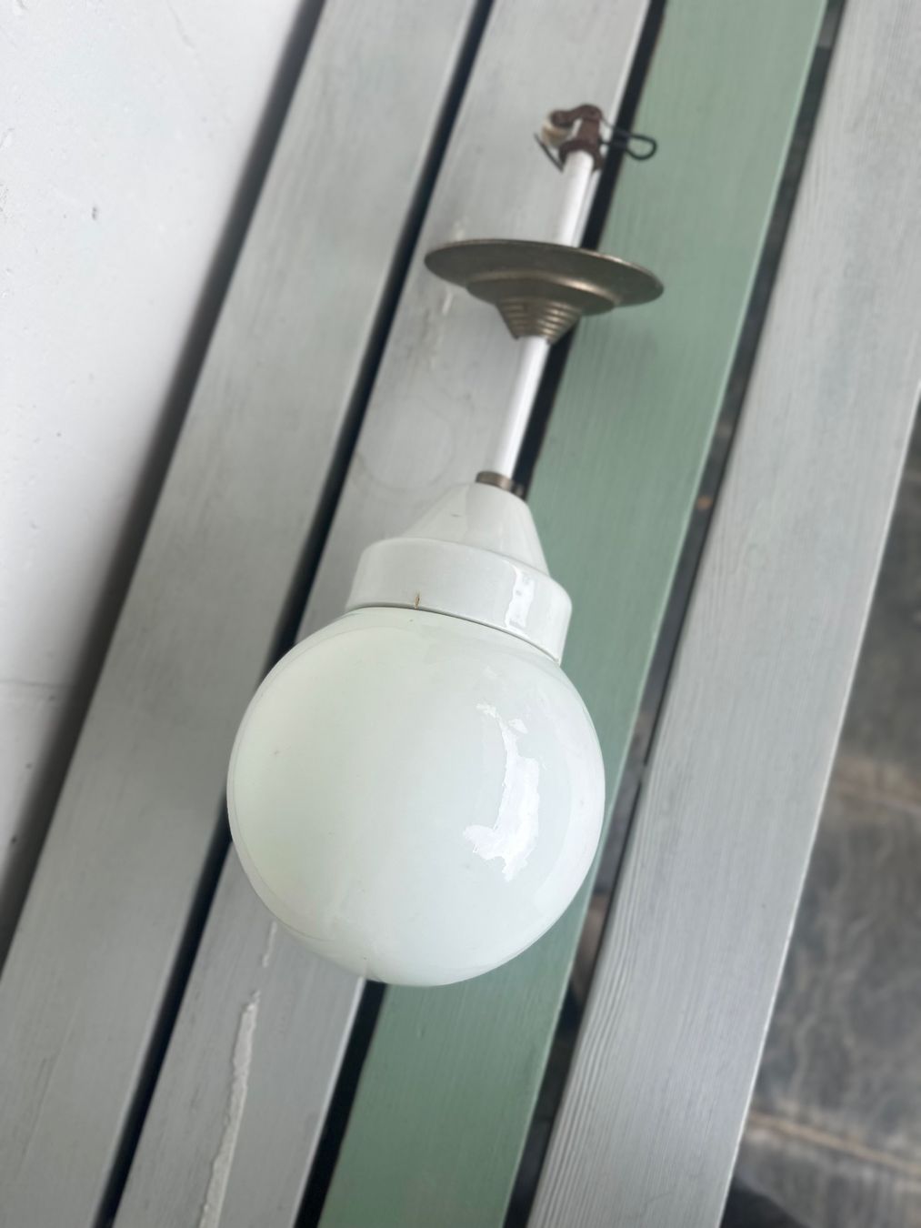 Lustres & lampes de plafonds: Alte Küchenlampe /Gut – D'occasion à Uitikon Waldegg par gotohellix 2