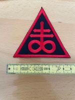Satanische Logo Gothic Patch Aufnäher Metal Rock Band