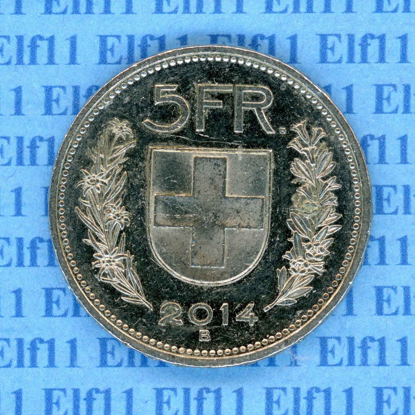 Tutti le monete: CHF___5.00 2014 -vz 5 Franken – Usato da Widnau venduto da Elf11